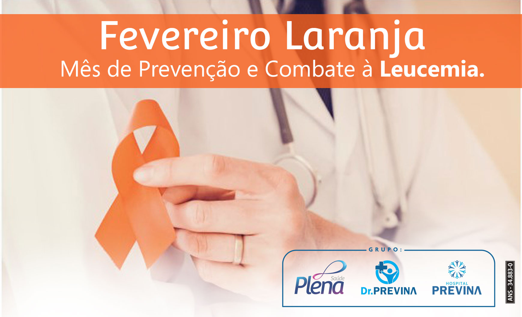 Fevereiro Laranja – Mês de prevenção e combate à Leucemia