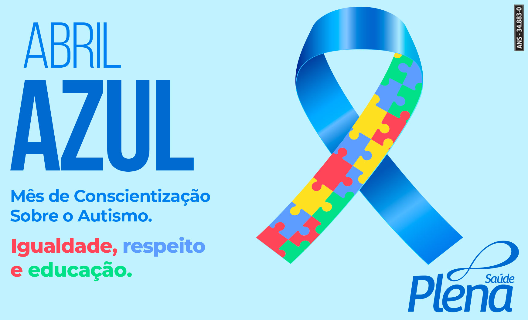 Abril Azul – Mês de Conscientização  Sobre o Autismo.